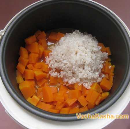 Рецепты риса с тыквой в мультиварке, секреты